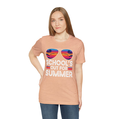 Schools Out for Summer Tropical Sunglasses Shirt