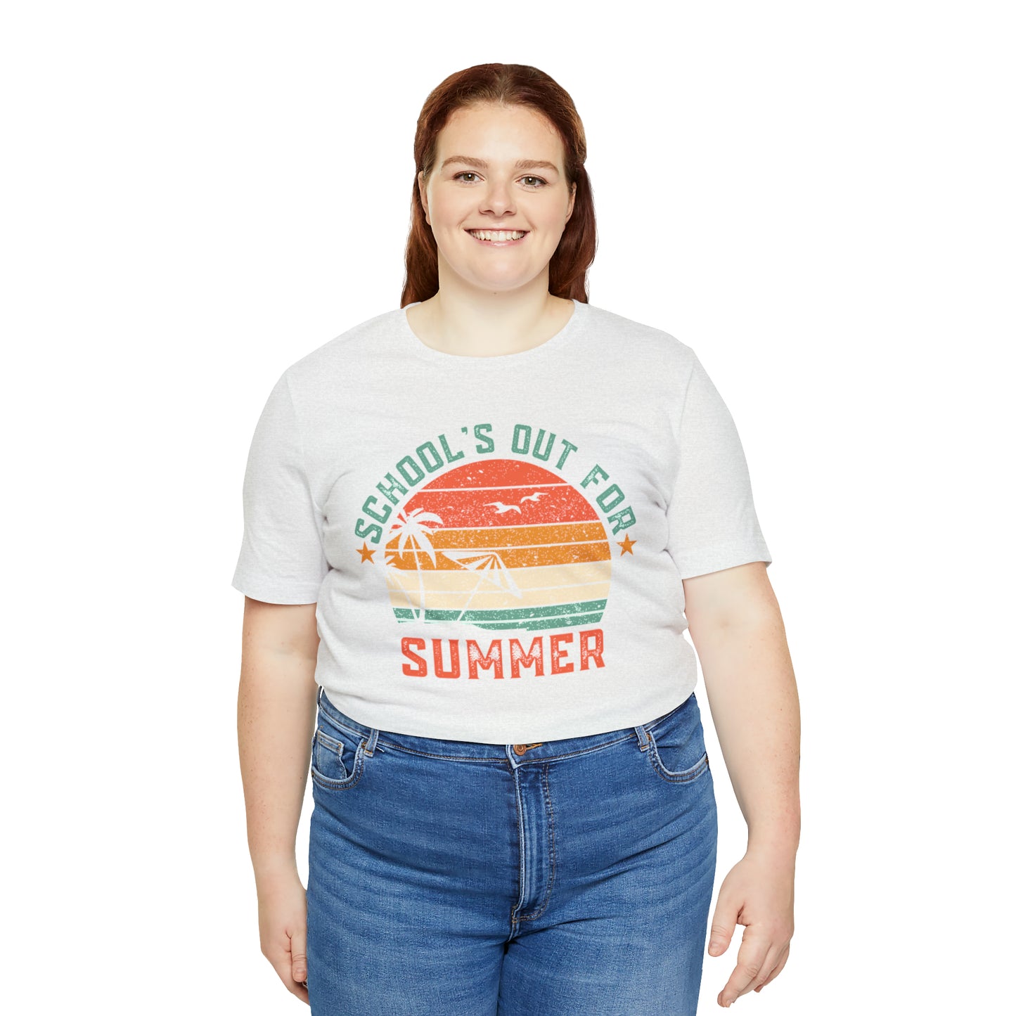 Schools Out For Summer Retro Tropical Shirt