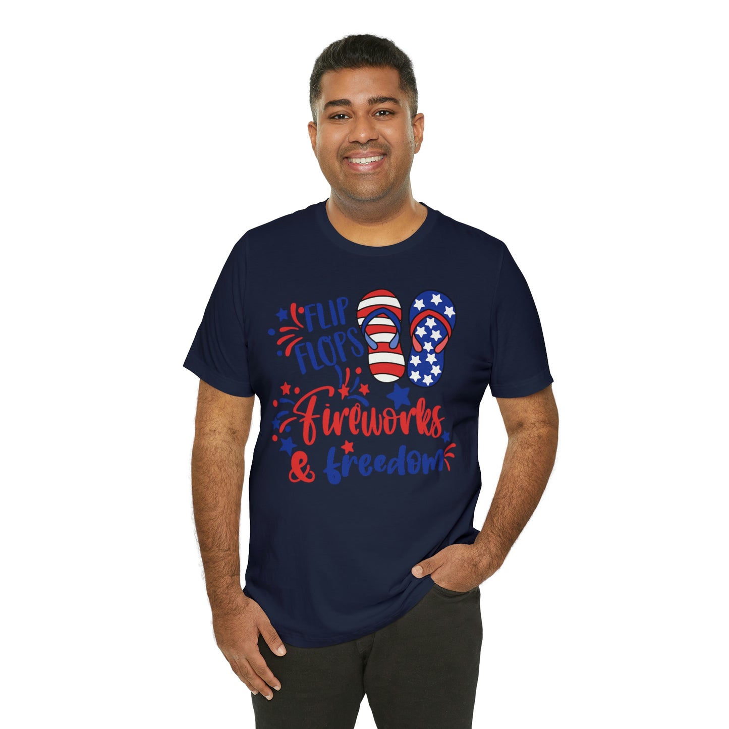 Flip Flops Fireworks & Freedom Shirt