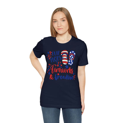 Flip Flops Fireworks & Freedom Shirt