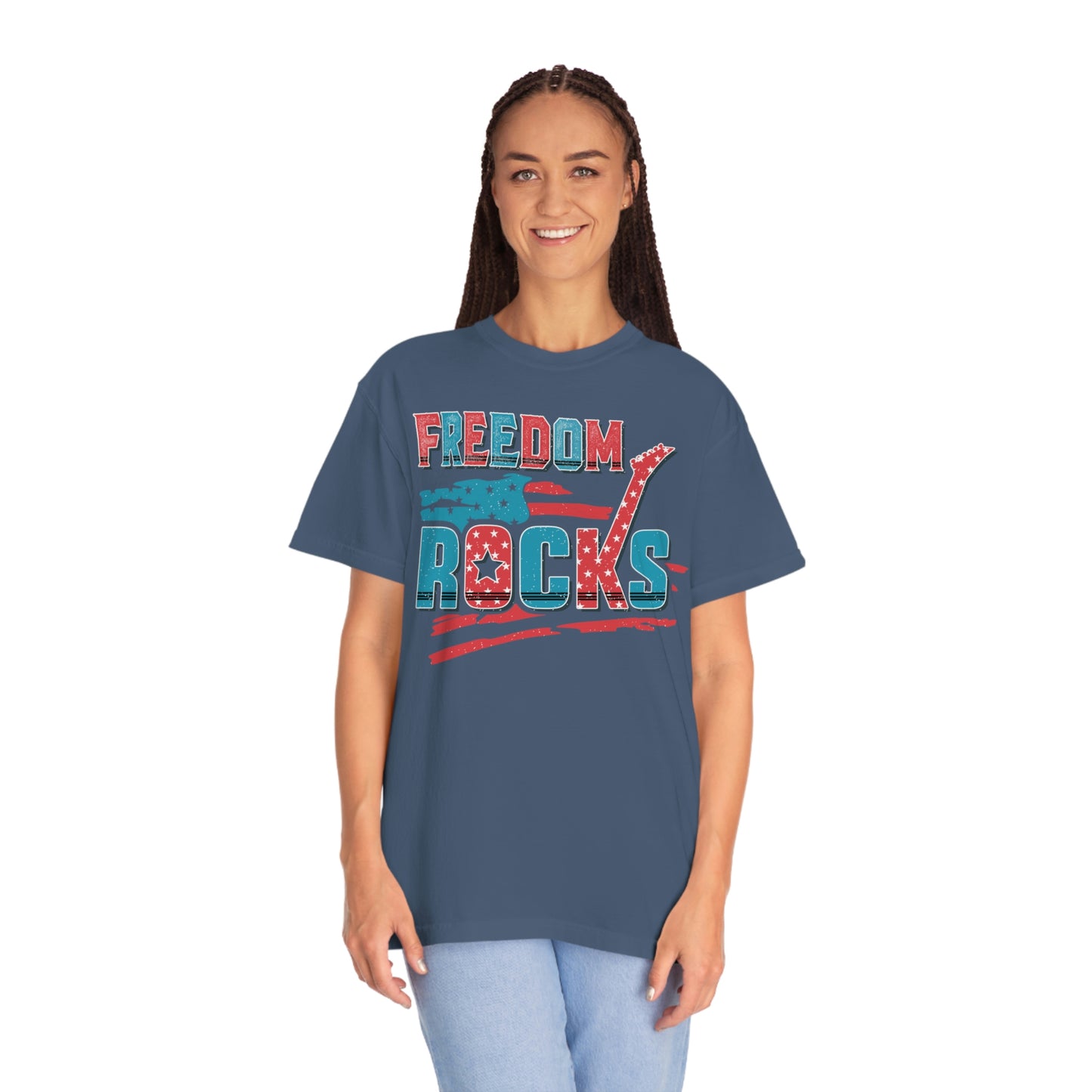 Retro Freedom Rocks Comfort Colors Shirt