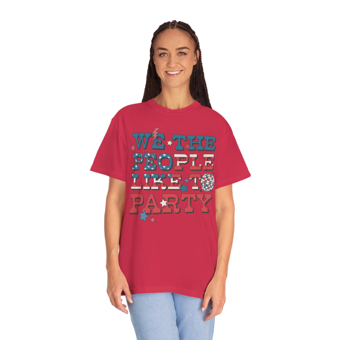 Retro 4th of July We The People Like to Party Comfort Colors® Shirt