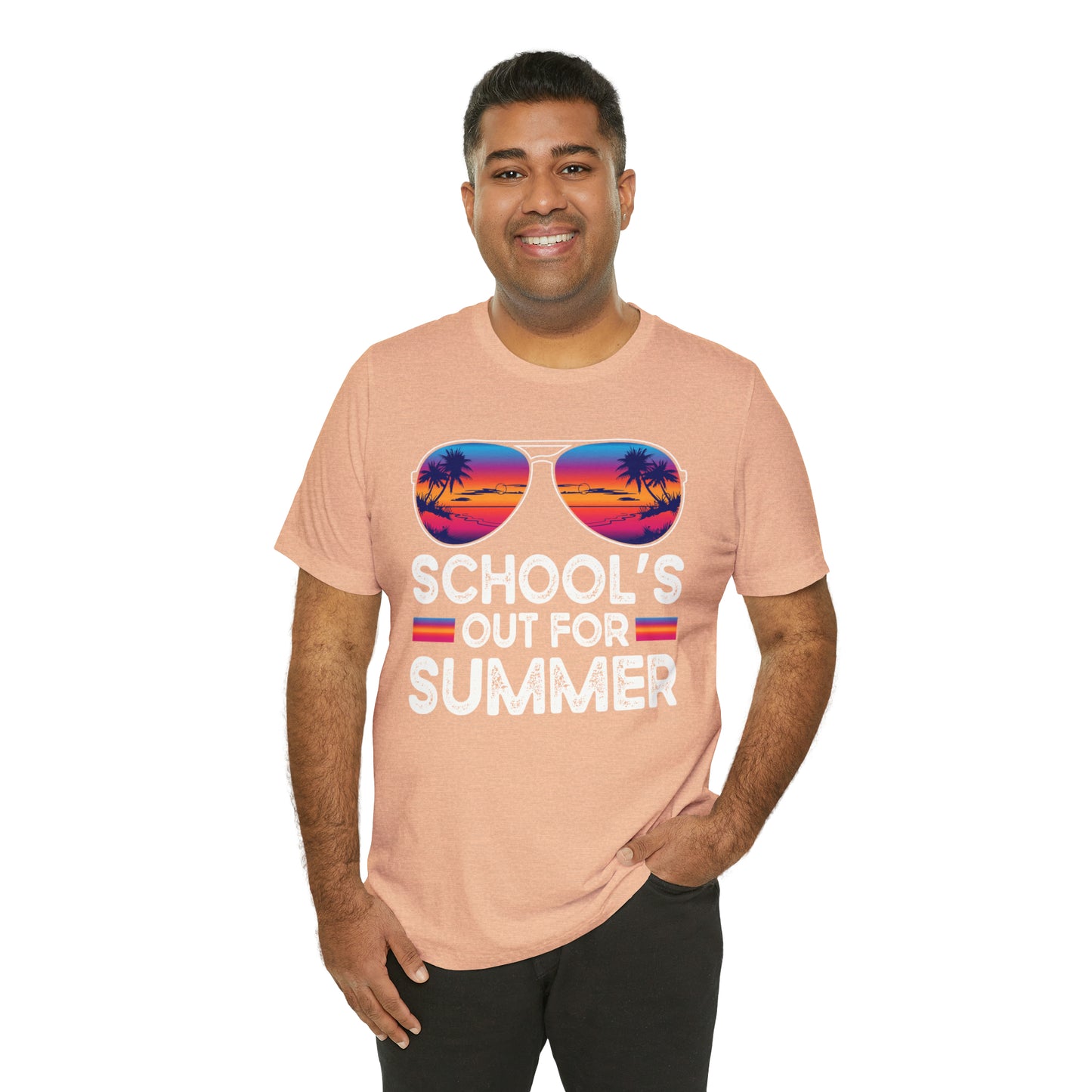 Schools Out for Summer Tropical Sunglasses Shirt