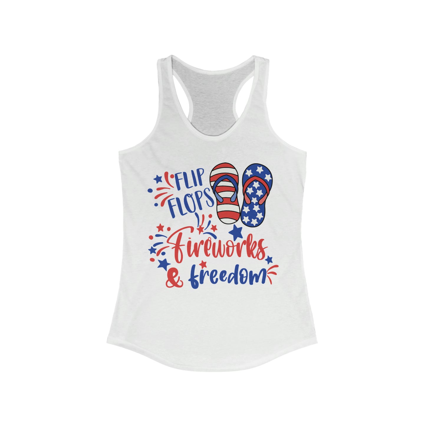 Flip Flops Fireworks & Freedom Tank