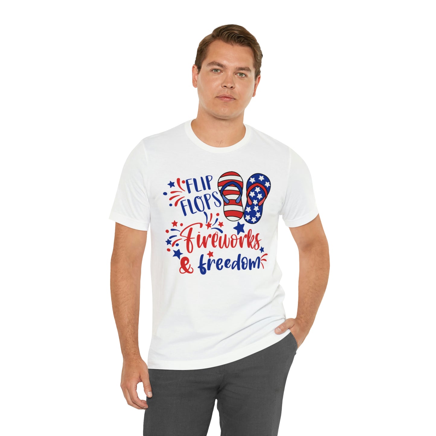 Flip Flops Fireworks & Freedom Shirt