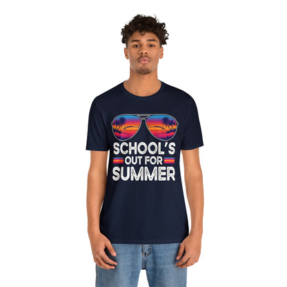 Schools Out for Summer Tropical Sunglasses Shirt