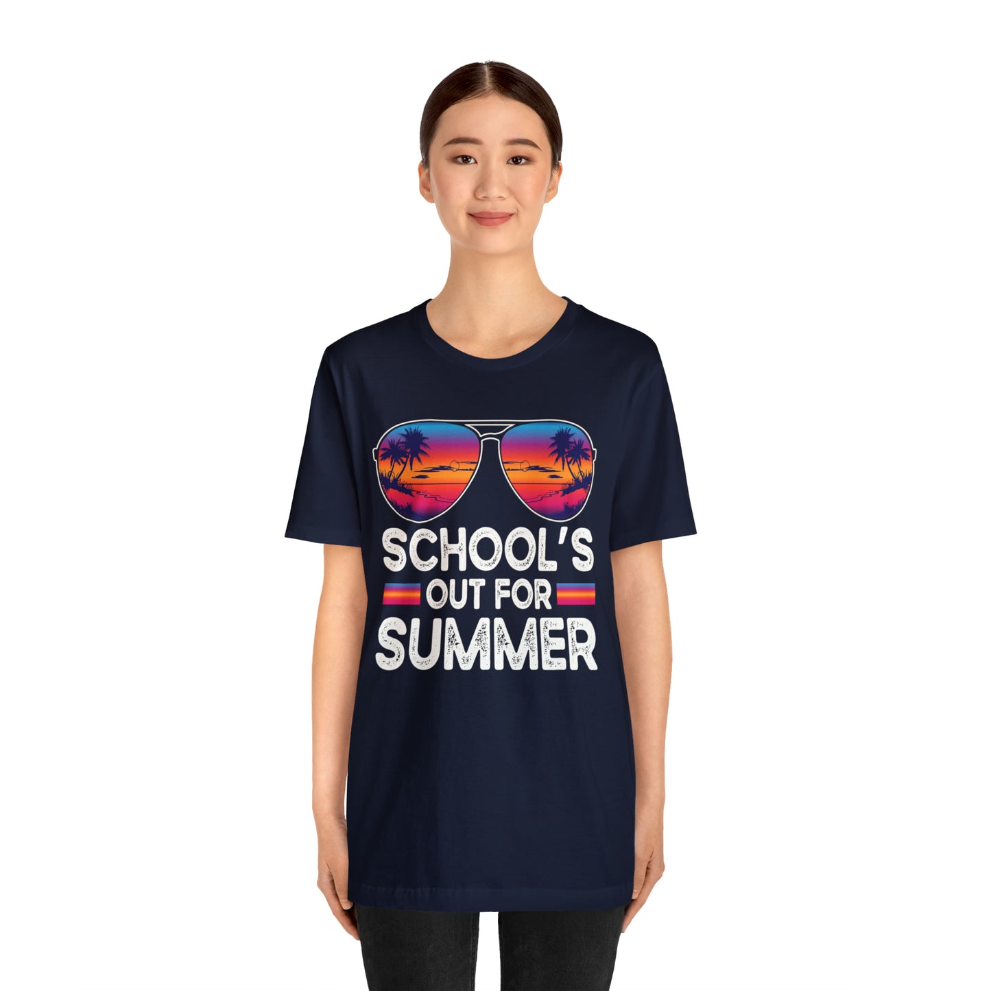 Schools Out for Summer Tropical Sunglasses Shirt